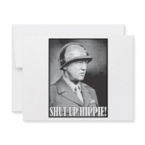 General Patton says Shut Up Hippie!