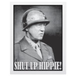 General Patton says Shut Up Hippie! Letterhead