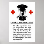 General Pershing Cables -- Red Cross Posters