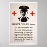 General Pershing Red Cross Poster