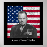 General Puller and The American Flag