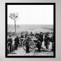 General Sherman Leaning on a Gun in Atlanta 1864 posters