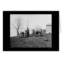 General Sickles and Wiard Guns 1862 Greeting Card
