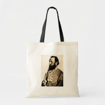 General Stonewall Jackson Canvas Bags