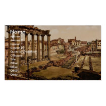 General view, Kola, Kola Peninsula, Russia classic business cards