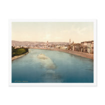 General View of Verona, Veneto, Italy Post Cards