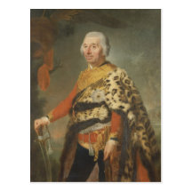 General von Zieten, 1769 Postcard