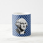 General Washington with Stars Background Coffee Mugs