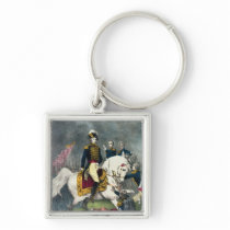General William H. Harrison  at the Battle keychains