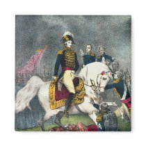 General William H. Harrison  at the Battle magnets