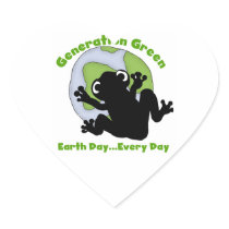 Generation Green T-shirts and Gifts Stickers