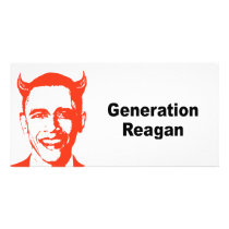 Generation Reagan Custom Photo Card