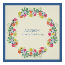Generation Wreath Invitation