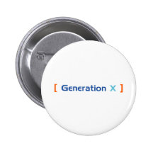 Generation X Button