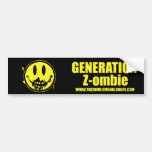 "Generation Z-ombie" Bumper Sticker 02