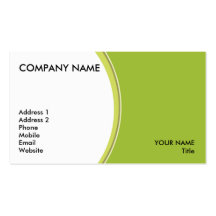 Generic Card Business Card Template