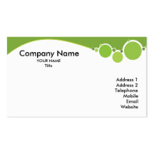 Generic Card. Business Card Template