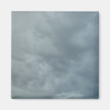 Generic Cloud Cover Over Kinross Fridge Magnets