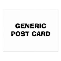 GENERIC POST CARD