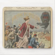 Generosity of the City of Paris and France Mousepads