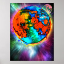 Genèse lunaire poster