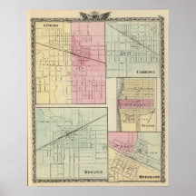 Geneseo, Kewanee, Cambridge, Fulton and Morrison Print