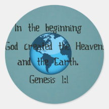 Genesis 1:1 stickers
