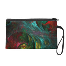 Genesis Abstract Art Bag Wristlet Purses