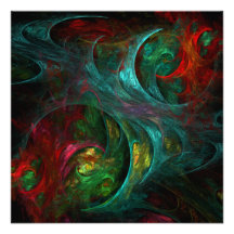 Genesis Abstract Art Personalized Invitation