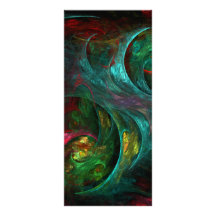 Genesis Abstract Art Rack Card