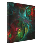 Genesis Abstract Art Wrapped Canvas Print