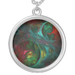 Genesis Abstract Silver Necklace
