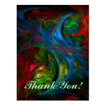 Genesis Blue Thank You Postcard