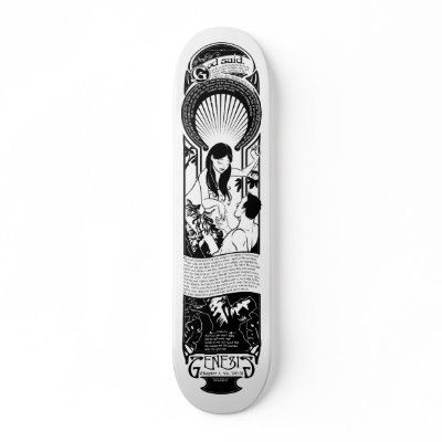 Genesis: Day 6 Skate Deck by Starrart