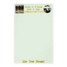 Genesis of a Dream Personalized Stationery
