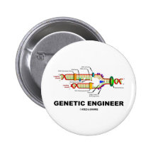 Genetic Engineer (DNA Replication) Pinback Button