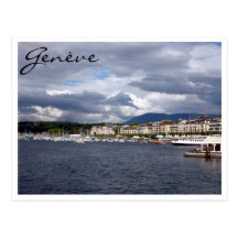 geneva lake leman postcards