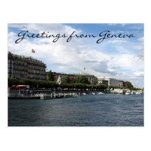 geneva lake shore postcard