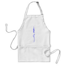 Genghis Khan's Name Traditional Mongolian Writing Aprons