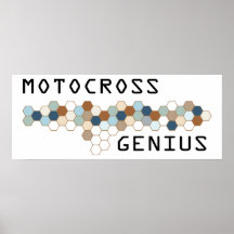 Génie de motocross poster