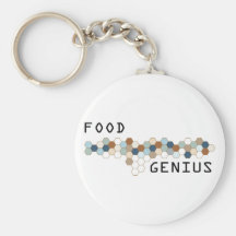 Génie de nourriture porte-clefs