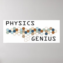 Génie de physique affiches