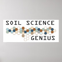 Génie de science du sol affiche