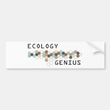 Génie d'écologie autocollants pour voiture