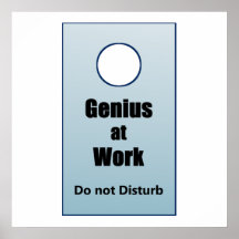 Genius at Work - Do Not Disturb Print