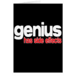 Genius Has Side Effects Card