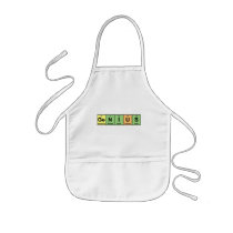 Genius - Periodic Table of Elements Products Aprons
