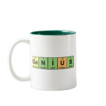 Genius - Periodic Table of Elements Products Mugs
