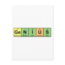 Genius - Periodic Table of Elements Products