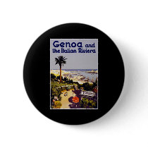 Genoa and the Italian Riviera Pinback Button